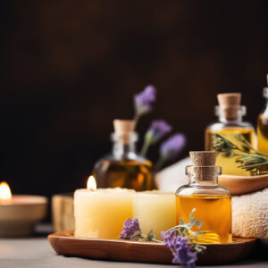 masaż z aromaterapią
